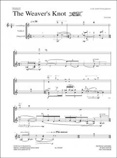The Weaver's Knot von Liza Lim für Streichquartett im Alle Noten Shop kaufen