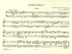 Leichte Sonatinen von Wolfgang Amadeus Mozart 