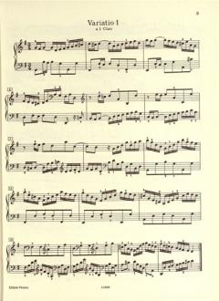 Aria mit 30 Veränderungen von Johann Sebastian Bach 