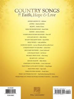 Country Songs of Faith, Hope & Love 