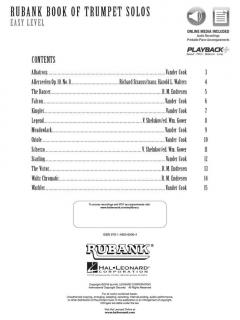 Rubank Book of Trumpet Solos - Easy Level im Alle Noten Shop kaufen