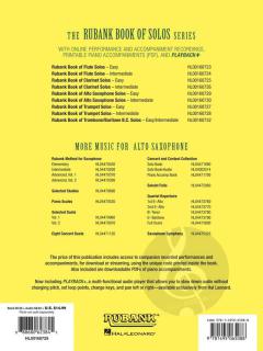 Rubank Book of Alto Saxophone Solos - Easy Level 