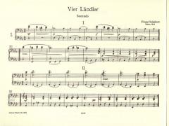 Ländler und Stücke von Franz Schubert 