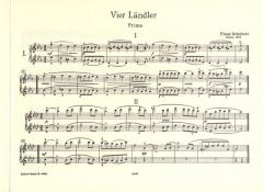 Ländler und Stücke von Franz Schubert 