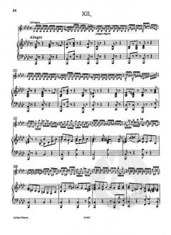 24 Capricen op. 1 - Band 1 von Niccolò Paganini für Violine - Klavierbegleitung von Robert Schumann im Alle Noten Shop kaufen