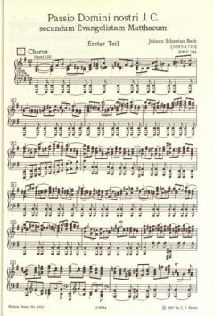 Matthäus-Passion BWV 244 (J.S. Bach) 