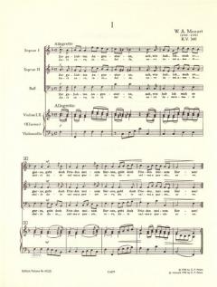 6 Notturni (Kanzonetten) (W.A. Mozart) 