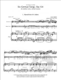 Six German Songs (Louis Spohr) 