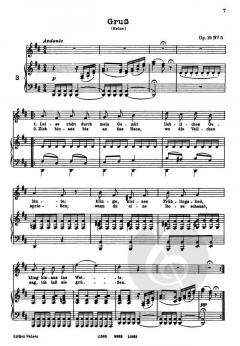 20 ausgewählte Lieder von Felix Mendelssohn Bartholdy 