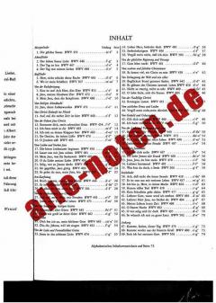 69 geistliche Lieder und Arien von Johann Sebastian Bach 