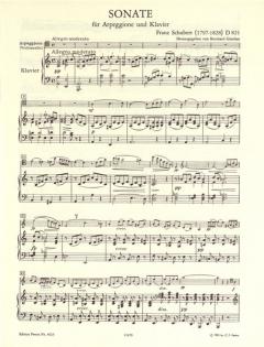 'Arpeggione'-Sonate a-moll D 821 von Franz Schubert 