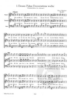 25 ausgewählte Werke für Männerstimmen (Franz Schubert) 
