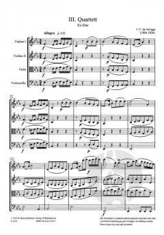 Streichquartett Nr. 3 Es-Dur von Juan Crisostomo de Arriaga im Alle Noten Shop kaufen (Partitur)