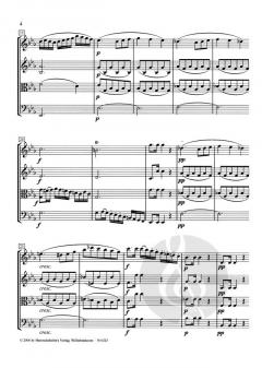 Streichquartett Nr. 3 Es-Dur von Juan Crisostomo de Arriaga im Alle Noten Shop kaufen (Partitur)