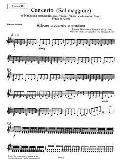 Concerto Sol maggiore (G-Dur) von Johann Nepomuk Hummel 