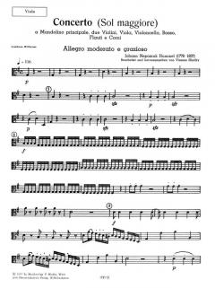 Concerto Sol maggiore (G-Dur) von Johann Nepomuk Hummel 