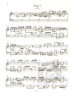 Das Wohltemperierte Klavier Teil 1 BWV 846-869 von Johann Sebastian Bach im Alle Noten Shop kaufen - EP4691A