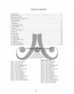 16 Moderately Challenging Jazz Solos von Walt Weiskopf 