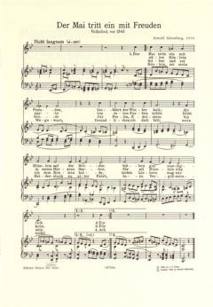 Deutsche Volkslieder von Arnold Schönberg 