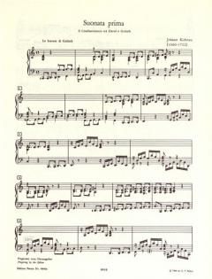 Biblische Sonate Nr. 1 von Johann Kuhnau 