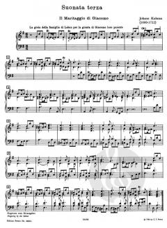 Biblische Sonate Nr. 3 von Johann Kuhnau 