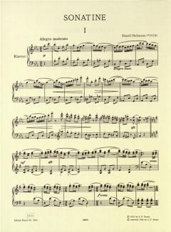 Sonatine in C-Dur für Klavier von Harald Heilmann im Alle Noten Shop kaufen