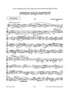 Streichquartett von Gerhard Wohlgemuth im Alle Noten Shop kaufen
