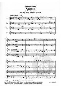 Clarinet Hot Shots: Corazon von Norbert Feibel 