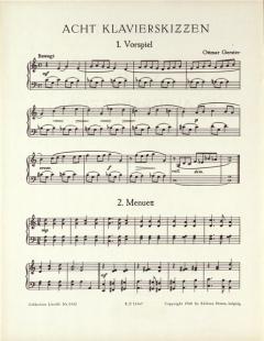 Skizzen für Klavier von Ottmar Gerster im Alle Noten Shop kaufen