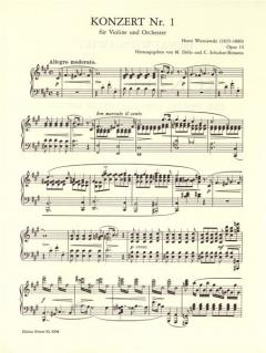 Konzert Nr. 1 fis-Moll op. 14 von Henryk Wieniawski 