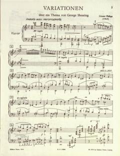 Var Shearing von Günter Philipp für Klavier solo im Alle Noten Shop kaufen