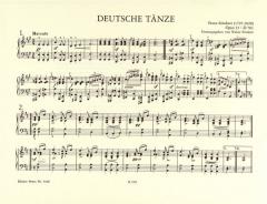 Deutsche Tänze op. 33 von Franz Schubert für Klavier im Alle Noten Shop kaufen