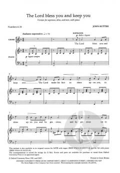 The Lord Bless You And Keep You (John Rutter) 
