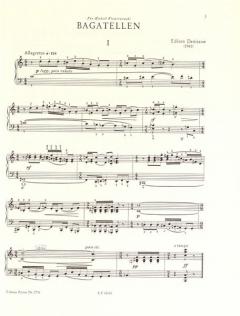 Bagatellen für Klavier von Edison Wassiljewitsch Denisow im Alle Noten Shop kaufen (Partitur)