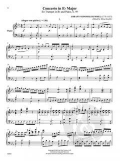 Concerto in Eb Major S. 49 von Johann Nepomuk Hummel für Trompete in B und Klavier im Alle Noten Shop kaufen