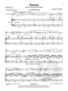 Sonate von Amanda Harberg für Klarinette und Klavier im Alle Noten Shop kaufen