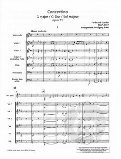 Concertino G-Dur op. 11 von Ferdinand Küchler 
