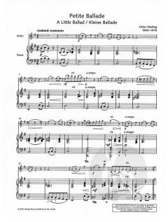 Petite Ballade von Oskar Rieding 