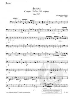 Sonata C-Dur op. 40/1 von Jean-Baptiste Bréval 