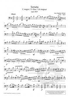 Sonata C-Dur op. 40/1 von Jean-Baptiste Bréval 