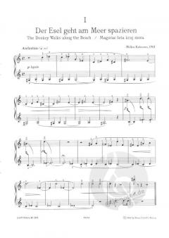 Der Esel geht am Meer spazieren von Milko Kelemen 