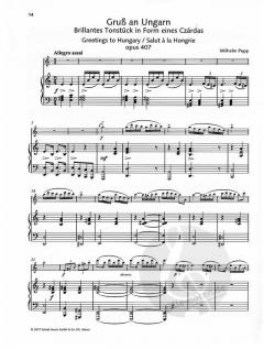 2 Salonstücke von Wilhelm Popp 