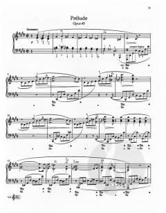 24 Préludes op. 28 - Prélude op. 45 von Frédéric Chopin 
