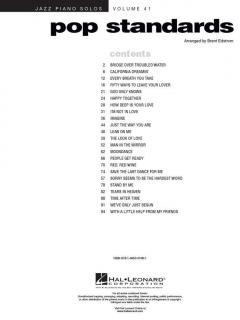 Jazz Piano Solos Series Vol. 41: Pop Standards 