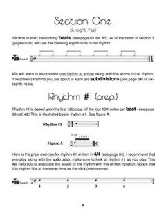 The Art Of Transcribing - Drum Set, Book 1 