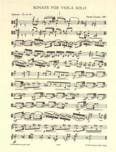 Sonate von Harald Genzmer 