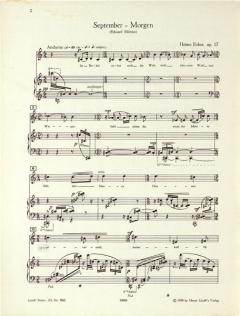 Drei Lieder op. 17 von Heimo Erbse 