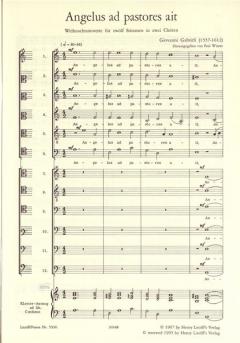 Angelus ad pastores ait (Giovanni Gabrieli) 
