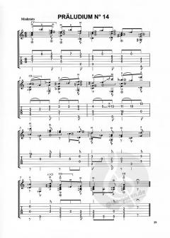 Präludien von Francisco Tarrega 