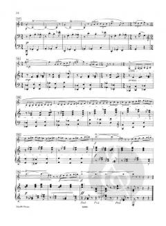Sonatine für Klarinette (B) und Klavier von Harald Genzmer 